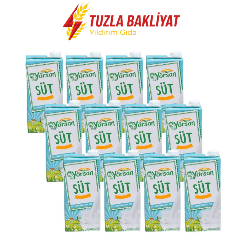 Yörsan Yarım Yağlı Süt 1 Litre